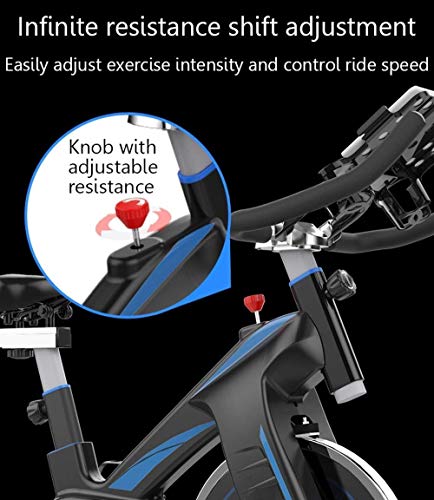 DFMD Bicicleta de Ejercicio Profesional para Interiores - Inicio Unisex Pérdida de Peso Abdominal Sports Bike 360 ​​° Protección de Seguridad Equipos de Gimnasia Pantalla multifunción Inteligente