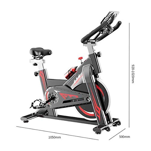 DFMD Bicicleta de Ejercicio Profesional para Interiores - Transmisión de Correa Ultra silenciosa Inicio Pérdida de Peso Abdominal Bicicleta Deportiva Abdominal con dial Digital electrónico