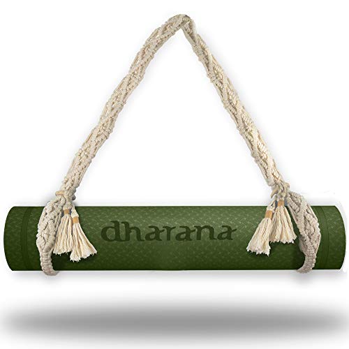 Dharana Esterilla Yoga de Corcho Antideslizante Profesional- Colchoneta Gruesa para Deportes - Gimnasia Pilates Fitness - 183cm Largo - 61cm Ancho - 0.6 cm Grosor. ATENCIÓN AL Cliente INMEDIATA