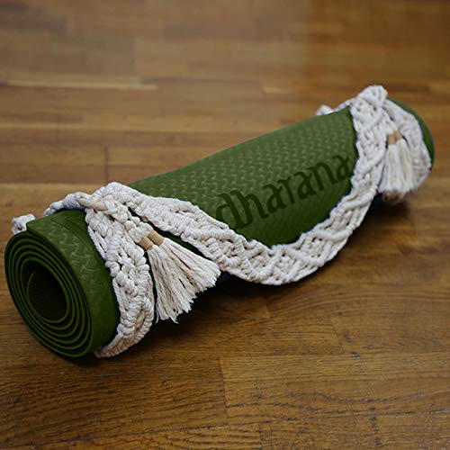 Dharana Esterilla Yoga de Corcho Antideslizante Profesional- Colchoneta Gruesa para Deportes - Gimnasia Pilates Fitness - 183cm Largo - 61cm Ancho - 0.6 cm Grosor. ATENCIÓN AL Cliente INMEDIATA