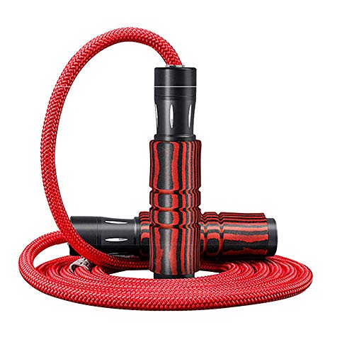 DHDHWL Saltar la Cuerda Cuerda Ajustable De 3 M. Cuerda para Saltar Pesada/Ponderada con Cojinete De Cable Metálico para Cuerdas De Saltar Entrenamiento En Rojo