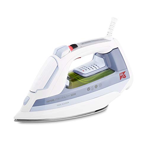 Di4 Plancha de Vapor Stiro Healthy 3200W, Elimina el 99,9999% de los virus y bacterias, Mango Sense Technology (sensor táctil), Golpe de Vapor Máx. 250gr, Sistema de Inyección de Agua Di4 Plancha de Vapor Stiro Healthy 3200W, Elimina el 99,9999% de los virus y bacterias, Mango Sense Technology (sensor táctil), Golpe de Vapor Máx. 250gr, Sistema de Inyección de Agua