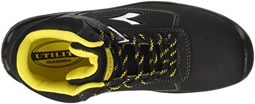 Diadora - D-blitz Hi S3, zapatos de trabajo Unisex adulto, Negro (Nero), 48 EU