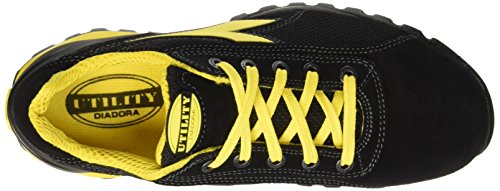 Diadora - Glove Ii Text S1p Hro, zapatos de trabajo Unisex adulto, Negro (Nero), 44 EU