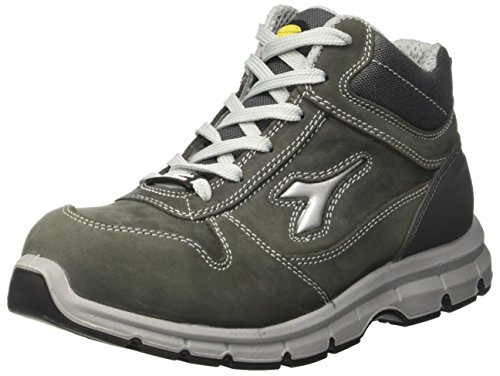 Diadora - Run High S3, zapatos de trabajo Unisex adulto, Gris (Grigio Castello), 43 EU