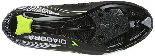 Diadora TRIVEX II, Zapatillas de Ciclismo de Carretera Unisex Adulto, Color Negro, Blanco, Amarillo, Fluo3740, 41 EU Diadora TRIVEX II, Zapatillas de Ciclismo de Carretera Unisex Adulto, Color Negro, Blanco, Amarillo, Fluo3740, 41 EU