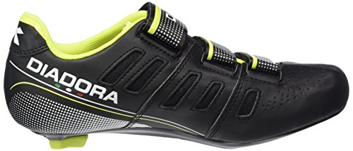 Diadora TRIVEX II, Zapatillas de Ciclismo de Carretera Unisex Adulto, Color Negro, Blanco, Amarillo, Fluo3740, 41 EU Diadora TRIVEX II, Zapatillas de Ciclismo de Carretera Unisex Adulto, Color Negro, Blanco, Amarillo, Fluo3740, 41 EU