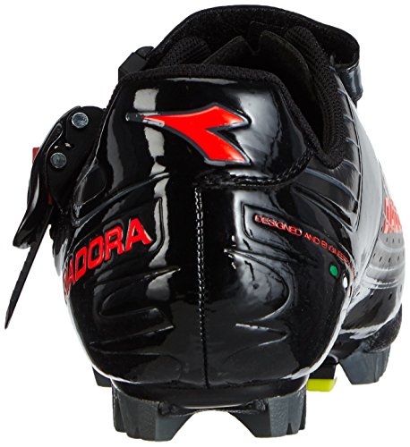 Diadora X Tornado, Zapatillas de Ciclismo de Carretera Unisex, Negro-Schwarz (Schwarz/Orange 4115), 41 EU Diadora X Tornado, Zapatillas de Ciclismo de Carretera Unisex, Negro-Schwarz (Schwarz/Orange 4115), 41 EU
