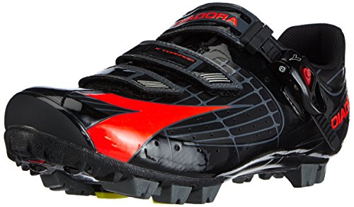 Diadora X Tornado, Zapatillas de Ciclismo de Carretera Unisex, Negro-Schwarz (Schwarz/Orange 4115), 41 EU Diadora X Tornado, Zapatillas de Ciclismo de Carretera Unisex, Negro-Schwarz (Schwarz/Orange 4115), 41 EU