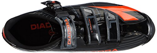 Diadora X Tornado, Zapatillas de Ciclismo de Carretera Unisex, Negro-Schwarz (Schwarz/Orange 4115), 41 EU Diadora X Tornado, Zapatillas de Ciclismo de Carretera Unisex, Negro-Schwarz (Schwarz/Orange 4115), 41 EU