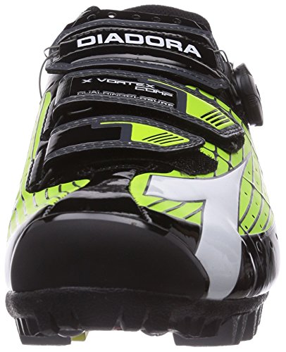 Diadora X VORTEX- COMP - Zapatillas de ciclismo de material sintético para mujer, Multicolore (Mehrfarbig (grün/schwarz 2174)), 40 Diadora X VORTEX- COMP - Zapatillas de ciclismo de material sintético para mujer, Multicolore (Mehrfarbig (grün/schwarz 2174)), 40