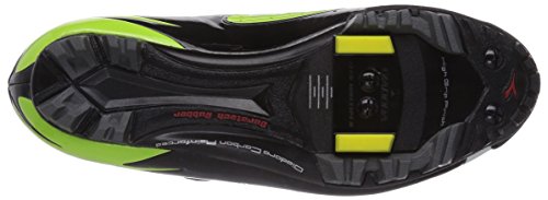 Diadora X VORTEX- COMP - Zapatillas de ciclismo de material sintético para mujer, Multicolore (Mehrfarbig (grün/schwarz 2174)), 40
