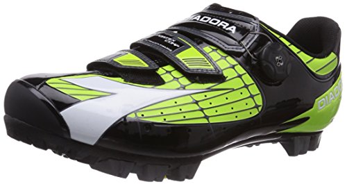 Diadora X VORTEX- COMP - Zapatillas de ciclismo de material sintético para mujer, Multicolore (Mehrfarbig (grün/schwarz 2174)), 40