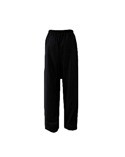 DianshaoA Pantalones de algodón y Lino de Tai Chi Hombres y Mujeres Deportes, práctica Yoga Artes Marciales Pantalones de Baile