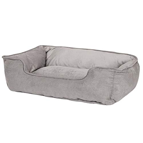 Dibea Cama Perros 2 en 1 cojín Perros sofá Perros (L) 110 x 80 cm Gris Dibea Cama Perros 2 en 1 cojín Perros sofá Perros (L) 110 x 80 cm Gris
