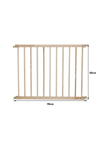 dibea DP0085, Parque para bebés y niños pequeños, Madera Parque con Puerta, Altura 68 cm (tamaños) (8 Elemente, je 90x68 cm) dibea DP0085, Parque para bebés y niños pequeños, Madera Parque con Puerta, Altura 68 cm (tamaños) (8 Elemente, je 90x68 cm)