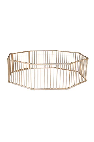 dibea DP0085, Parque para bebés y niños pequeños, Madera Parque con Puerta, Altura 68 cm (tamaños) (8 Elemente, je 90x68 cm) dibea DP0085, Parque para bebés y niños pequeños, Madera Parque con Puerta, Altura 68 cm (tamaños) (8 Elemente, je 90x68 cm)