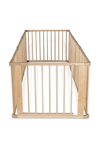 dibea DP0085, Parque para bebés y niños pequeños, Madera Parque con Puerta, Altura 68 cm (tamaños) (8 Elemente, je 90x68 cm) dibea DP0085, Parque para bebés y niños pequeños, Madera Parque con Puerta, Altura 68 cm (tamaños) (8 Elemente, je 90x68 cm)