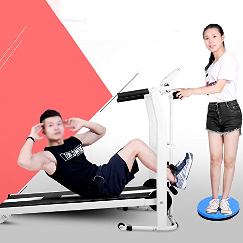 DIDIAN 3 En 1 Cintas De Correr,Plegable Mecánica Máquina para Caminar,Ajustes De Inclinación Ejercicio Correr Cinta,Interior Aptitud-Blanco. 43x18x41inch DIDIAN 3 En 1 Cintas De Correr,Plegable Mecánica Máquina para Caminar,Ajustes De Inclinación Ejercicio Correr Cinta,Interior Aptitud-Blanco. 43x18x41inch