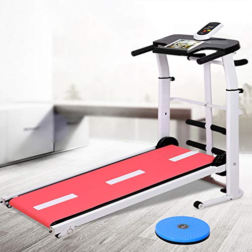 DIDIAN 3 En 1 Cintas De Correr,Plegable Mecánica Máquina para Caminar,Ajustes De Inclinación Ejercicio Correr Cinta,Interior Aptitud-Rosa 43x18x41inch DIDIAN 3 En 1 Cintas De Correr,Plegable Mecánica Máquina para Caminar,Ajustes De Inclinación Ejercicio Correr Cinta,Interior Aptitud-Rosa 43x18x41inch