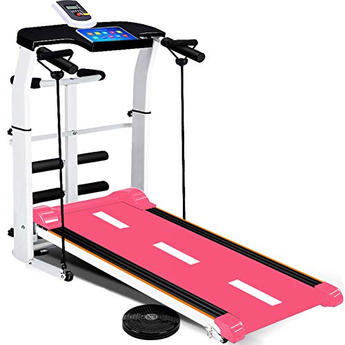 DIDIAN 3 En 1 Cintas De Correr,Plegable Mecánica Máquina para Caminar,Ajustes De Inclinación Ejercicio Correr Cinta,Interior Aptitud-Rosa 43x18x41inch DIDIAN 3 En 1 Cintas De Correr,Plegable Mecánica Máquina para Caminar,Ajustes De Inclinación Ejercicio Correr Cinta,Interior Aptitud-Rosa 43x18x41inch