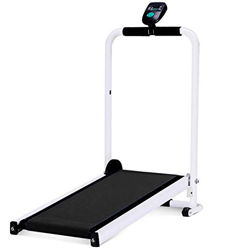 DIDIAN Cinta De Correr Manual,Plegable Máquina para Correr para Caminar,Entrenamiento para Caminar Y Correr,Mudo Correr Caminar-Negro 35x18x43inch