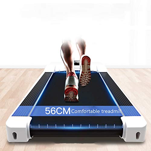 DIDIAN Cinta de Correr Plegable,Bluetooth Pantalla Táctil Caminar Cintas De Correr,Mudo Fácil Almacenamiento Cinta de Andar,Máquina De Correr-Blanco. 46x22x46inch