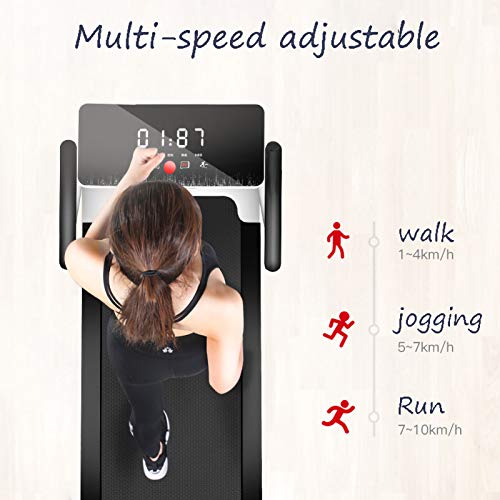 DIDIAN Cintas De Correr,Eléctrico Plegable Pantalla Led Correr Caminar,Bluetooth Caminar Corriendo Máquina,Interior Cardio Fitness-Blanco. 46x22x46inch DIDIAN Cintas De Correr,Eléctrico Plegable Pantalla Led Correr Caminar,Bluetooth Caminar Corriendo Máquina,Interior Cardio Fitness-Blanco. 46x22x46inch