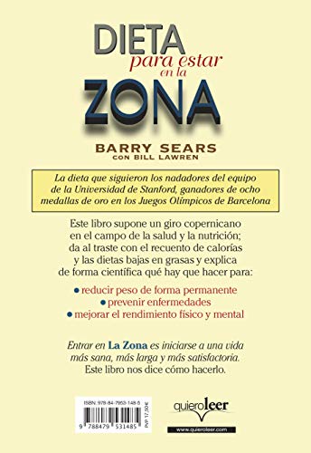 Dieta para estar en la zona (Nutrición y dietética) Dieta para estar en la zona (Nutrición y dietética)