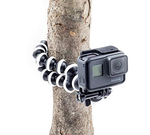 Digicharge Cámara Trípode Soporte Flexible Octopus, Compatible con Camara de Accion GoPro Hero Akaso Crosstour Campark Fitfort Garmin VIRB Apeman Sony Camkong Kitvision Action CAM