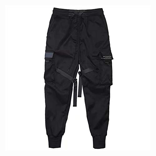 diirm Pantalones Cargo para Hombre Cintas Harem Joggers Pantalones de Hip Hop Harajuku Pantalones Deportivos diirm Pantalones Cargo para Hombre Cintas Harem Joggers Pantalones de Hip Hop Harajuku Pantalones Deportivos