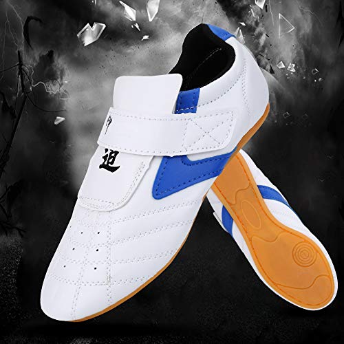 Dilwe Zapatillas de Taekwondo Zapatos de Boxeo de 20 Tallas Equipo de Protección para Pies de Gimnasio para Kung Fu y Taichi(33)