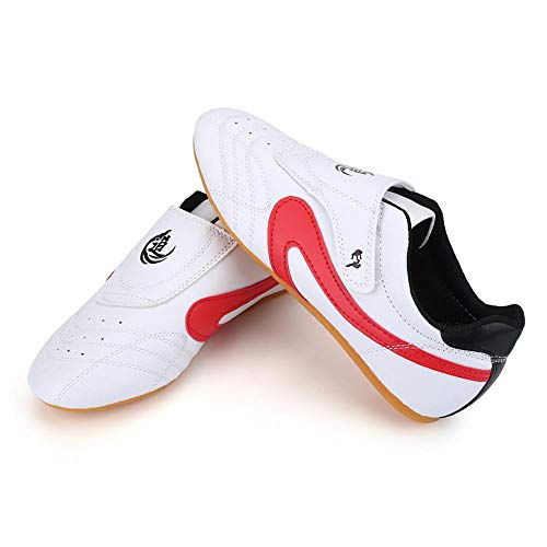 Dilwe Zapatos de Taekwondo Cuero de PU Zapatillas de Gimnasio de Artes Marciales para Adultos(40) Dilwe Zapatos de Taekwondo Cuero de PU Zapatillas de Gimnasio de Artes Marciales para Adultos(40)
