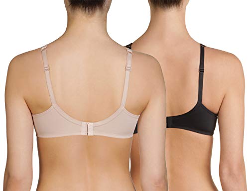 Dim Soutien-Gorge Avec Armatures Generous Classique X2 Sujetador con Aros, Multicolor (New Skin/Noir 89m), 95B (Pack de 2) para Mujer