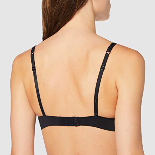 Dim Soutien-Gorge Sans Armatures Invisififree Sujetador sin Aros, Negro (Noir 0hz), 75A (Tallas De Fabricante:90A) para Mujer