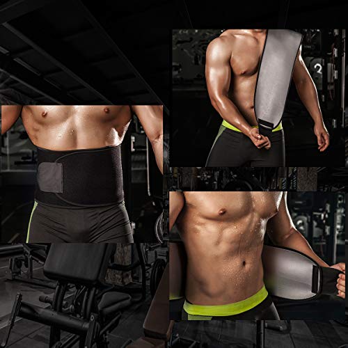 DINOKA Faja Reductora Adelgazante, Abdominal Cintura Adelgazante para Hombre y Mujer Adjustable Faja Lumbar Deportiva Acelerar la Pérdida de Peso,la Quema de Grasas,Efecto Sauna (Negro, L) DINOKA Faja Reductora Adelgazante, Abdominal Cintura Adelgazante para Hombre y Mujer Adjustable Faja Lumbar Deportiva Acelerar la Pérdida de Peso,la Quema de Grasas,Efecto Sauna (Negro, L)