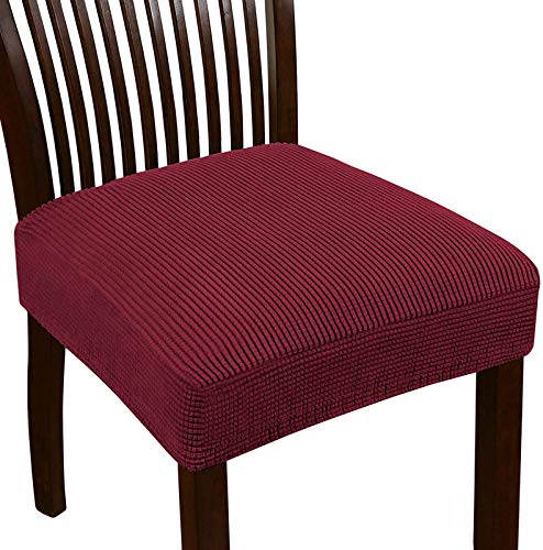 Dioxide Pack de 4 Funda para Silla, Fundas Elásticas, Fundas de Asiento para Silla, Diseño Jacquard Cubiertas de la Sillas, Extraíbles y Lavables-Decor Restaurante (Paquete de 4,Burdeos) Dioxide Pack de 4 Funda para Silla, Fundas Elásticas, Fundas de Asiento para Silla, Diseño Jacquard Cubiertas de la Sillas, Extraíbles y Lavables-Decor Restaurante (Paquete de 4,Burdeos)