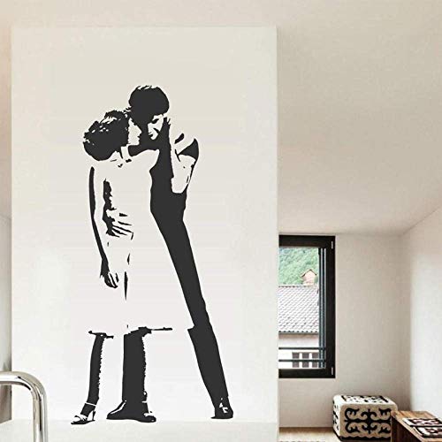 Dirty Dancing Creative Fashion Art Design Pegatinas de pared extraíbles para la sala de baile Vinilo Tatuajes de pared Sala de estar Murales 57x119cm