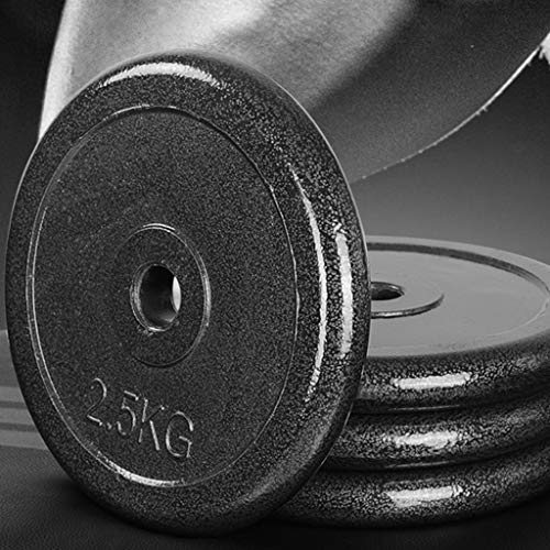 Discos de pesas 2 piezas de hierro fundido de resistentes al desgaste con mancuernas con barra Disco antideslizantes rutina de pesas con mancuernas de fitness placas de Maquinaria en Gimnasio en casa Discos de pesas 2 piezas de hierro fundido de resistentes al desgaste con mancuernas con barra Disco antideslizantes rutina de pesas con mancuernas de fitness placas de Maquinaria en Gimnasio en casa