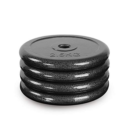 Discos de pesas 2 piezas de hierro fundido de resistentes al desgaste con mancuernas con barra Disco antideslizantes rutina de pesas con mancuernas de fitness placas de Maquinaria en Gimnasio en casa