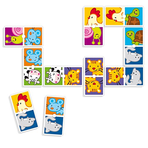 Diset- Dominó Animales Juego Educativo para Niños, Multicolor (68956) Diset- Dominó Animales Juego Educativo para Niños, Multicolor (68956)