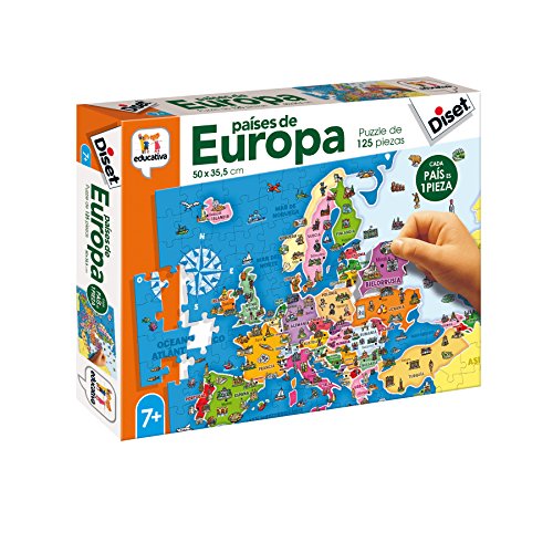 Diset- Juguete educativos Paises De Europa (68947) , color/modelo surtido Diset- Juguete educativos Paises De Europa (68947) , color/modelo surtido