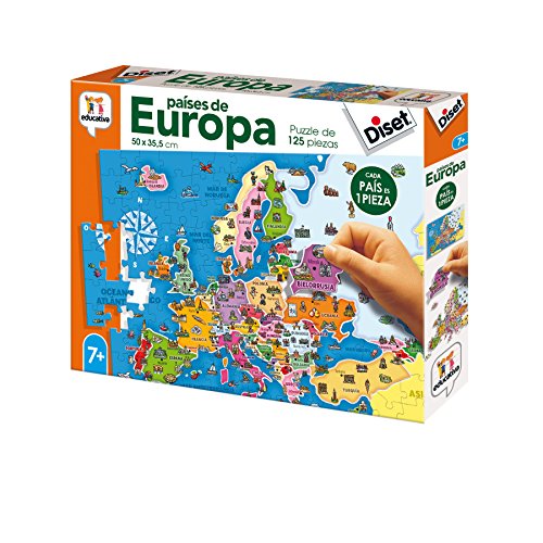 Diset- Juguete educativos Paises De Europa (68947) , color/modelo surtido