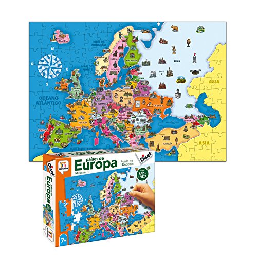 Diset- Juguete educativos Paises De Europa (68947) , color/modelo surtido Diset- Juguete educativos Paises De Europa (68947) , color/modelo surtido