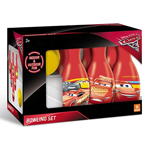 Disney Cars Cars Juego 6 Bolos 19 cm, Color Rojo (Mondo Toys 18821) Disney Cars Cars Juego 6 Bolos 19 cm, Color Rojo (Mondo Toys 18821)