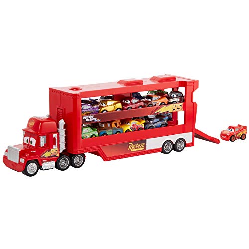 Disney Cars Pixar Camión de Mack para minicoches de Carreras de Cars (Mattel GNW34)