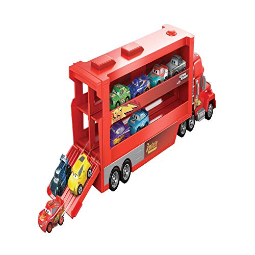 Disney Cars Pixar Camión de Mack para minicoches de Carreras de Cars (Mattel GNW34)