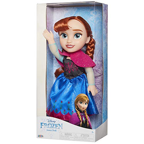 Disney Frozen, Elsa Muñeca Grande (38 Cm) Comsu Precioso Vestido de la Pelicula