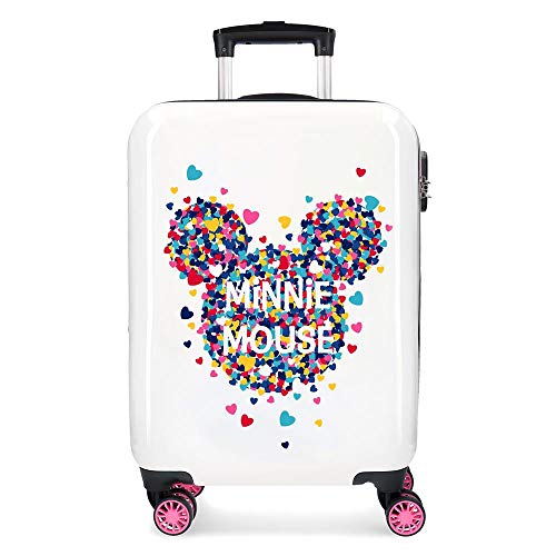Disney Minnie Magic Maleta de cabina Blanco 37x55x20 cms Rígida ABS Cierre combinación 33L 2,8Kgs 4 Ruedas Dobles Equipaje de Mano Disney Minnie Magic Maleta de cabina Blanco 37x55x20 cms Rígida ABS Cierre combinación 33L 2,8Kgs 4 Ruedas Dobles Equipaje de Mano