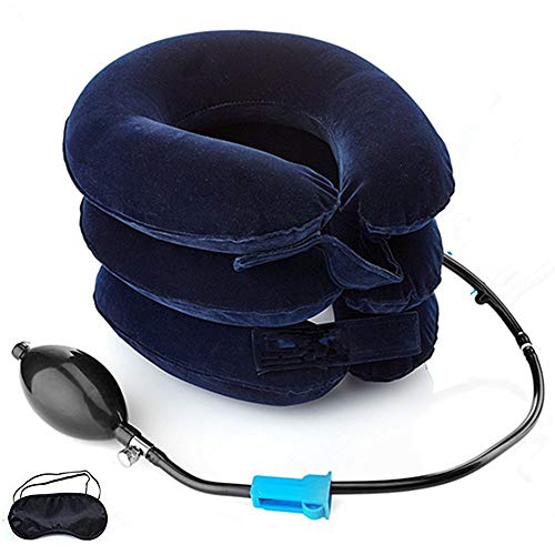 Dispositivo De Tracción Cervical Del Cuello Para El Dolor De Cabeza Y Hombros - Almohada Inflable Para El Cuello Dispositivo De Tracción Cervical Del Cuello Para El Dolor De Cabeza Y Hombros - Almohada Inflable Para El Cuello